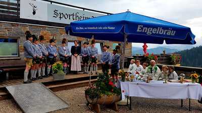 Jodlergruppe Nesselwang am Sportheim Böck